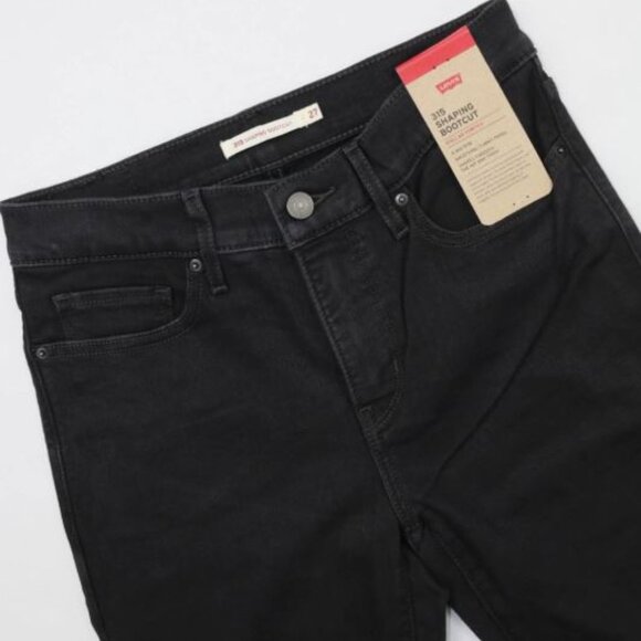 Levi's Women's 315 Soft Black Shaping Bootcut Stellar Stretch Mid Rise Jeans - Picture 7 of 8